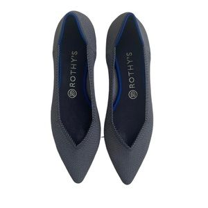 Rothy’s The Point Cloud Gray Birdseye Size 10